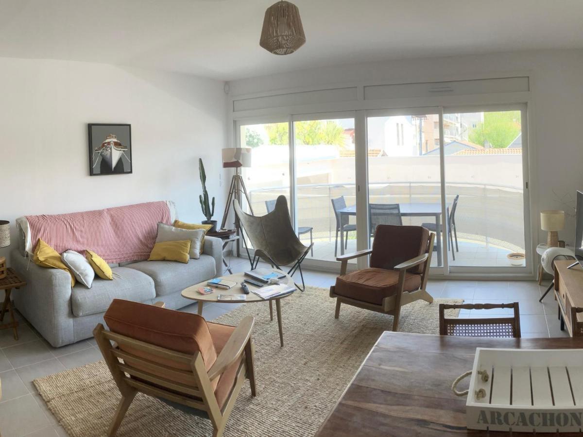 Apartment T3 En Centre D'arcachon, 2 Min Plage, 5 Min Gare, Balcon, Parking Securise, Wifi, Menage Inclus - Fr-1-374-193 *